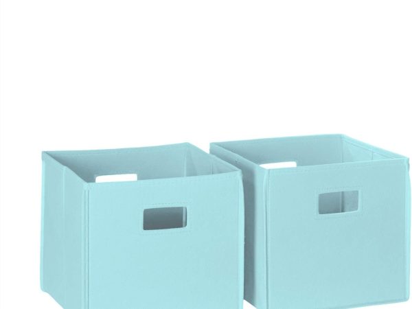 Set of 2 Foldable Storage Bins with Handles