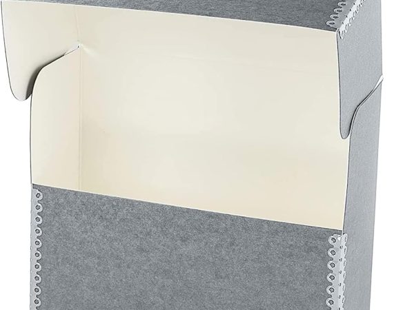 Metal Edged Archival Document Box, 15 5x10 5x5 Inches