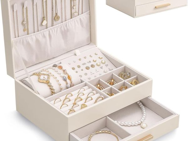 2 Layer Jewellery Organiser Case with Multiple Drawers